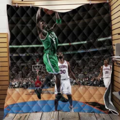 Kevin Garnett Professional American NBA Basketball Player Quilt Blanket