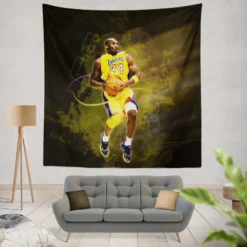 Kobe Bryant All NBA Team Player Tapestry