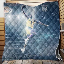 Kobe Bryant Los Angeles Lakers NBA Player Quilt Blanket
