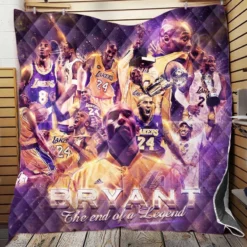Kobe Bryant Strong NBA Basketball Player Quilt Blanket