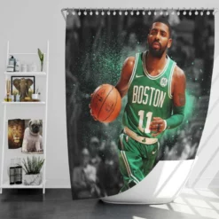 Kyrie Andrew Irving American NBA Basketball Player Shower Curtain
