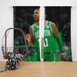 Kyrie Andrew Irving NBA Basketball Player Window Curtain