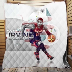 Kyrie Irving Energetic NBA Basketball Player Quilt Blanket