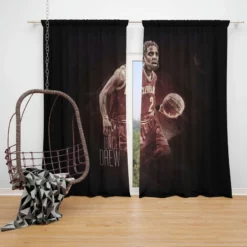 Kyrie Irving Strong NBA Basketball Player Window Curtain
