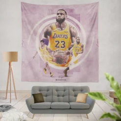 LeBron James American professional basketball player Tapestry