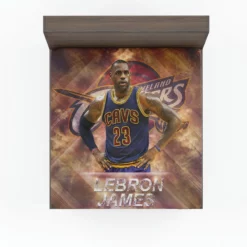LeBron James Excellent NBA Basketball Player Fitted Sheet