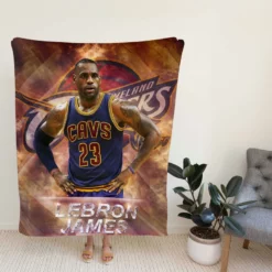 LeBron James Excellent NBA Basketball Player Fleece Blanket