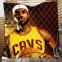LeBron James Strong NBA Basketball Player Quilt Blanket