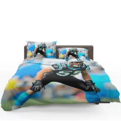 Luke Kuechly Professional NFL Football Player Bedding Set