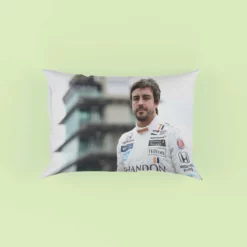 Fernando Alonso Strong Spanish Formula 1 Player Pillow Case