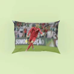 Cristiano Ronaldo energetic Football Player Pillow Case