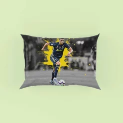 Cristiano Ronaldo Juve Serie A Soccer Player Pillow Case
