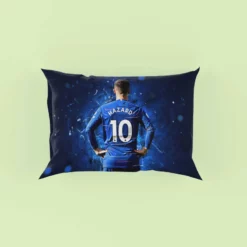 Eden Hazard in Number Ten jersey Pillow Case