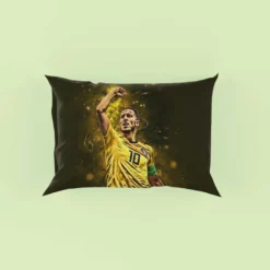 Active Soccer Player Eden Hazard Pillow Case