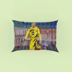 Erling Haaland Energetic Dortmund BVB Club Player Pillow Case