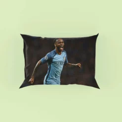 Manchester City Football Player Raheem Sterling Pillow Case