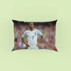 Top Ranked England Football Raheem Sterling Pillow Case