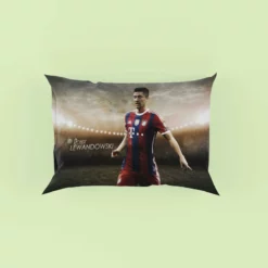 Lewandowski European Cup Sports Player Pillow Case