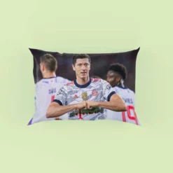 Lewandowski Elite Bundesliga Sports Player Pillow Case