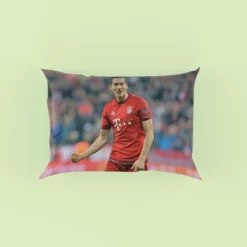 UEFA Cup Football Player Robert Lewandowski Pillow Case