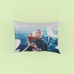 Professional Footballer Ronaldo Nazario Pillow Case