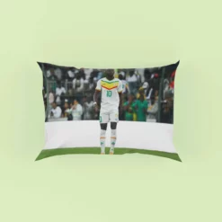 Sadio Mane enthusiastic Football Pillow Case