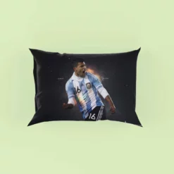 Sergio Aguero Argentina Soccer Player Pillow Case