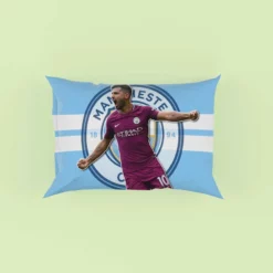 Manchester City  Sergio Aguero Pillow Case
