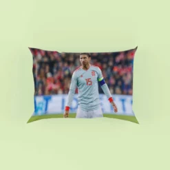 Motivating Soccer Player Sergio Ramos Pillow Case