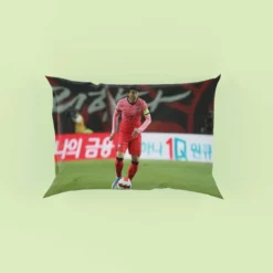 Son Heung Min Korean Fotballer Pillow Case