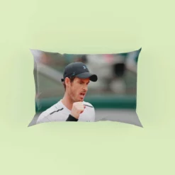 Andy Murray British Professional Tennis Player Pillow Case