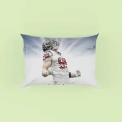 JJ Watt Energetic NFL American Football Player Pillow Case