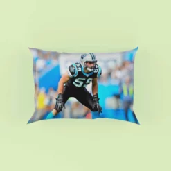 Luke Kuechly Professional NFL Football Player Pillow Case