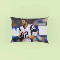 Strong NFL Player Tom Brady Patriots Pillow Case