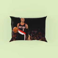 Damian Lillard Top Ranked NBA Basketball Player Pillow Case