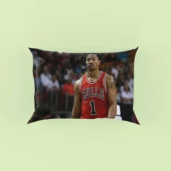 Derrick Rose Top Ranked NBA Basketball Player Pillow Case