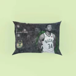 Giannis Antetokounmpo Professional NBA Player Pillow Case