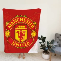 Manchester United FC FIFA Club World Cup Team Fleece Blanket