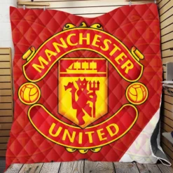 Manchester United FC FIFA Club World Cup Team Quilt Blanket