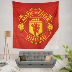 Manchester United FC FIFA Club World Cup Team Tapestry