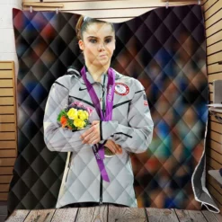 Mckayla Maroney Olympic Gymnastic Player Quilt Blanket