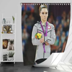 Mckayla Maroney Olympic Gymnastic Player Shower Curtain