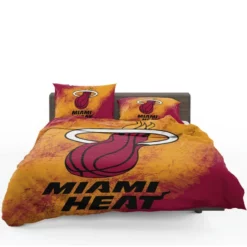 Miami Heat Energetic NBA Basketball Club Bedding Set