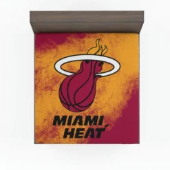 Miami Heat Energetic NBA Basketball Club Fitted Sheet