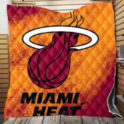 Miami Heat Energetic NBA Basketball Club Quilt Blanket