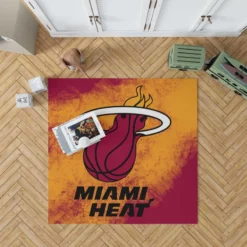 Miami Heat Energetic NBA Basketball Club Rug