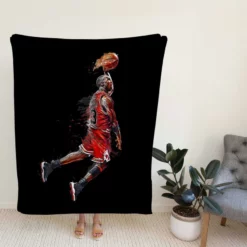 Michael Jordan Classic NBA Basketball Player Fleece Blanket