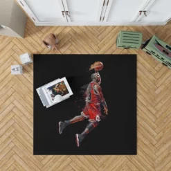 Michael Jordan Classic NBA Basketball Player Rug
