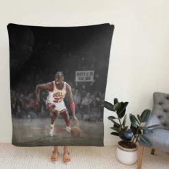 Michael Jordan Professional Basketball Player Fleece Blanket