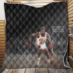 Michael Jordan Professional Basketball Player Quilt Blanket